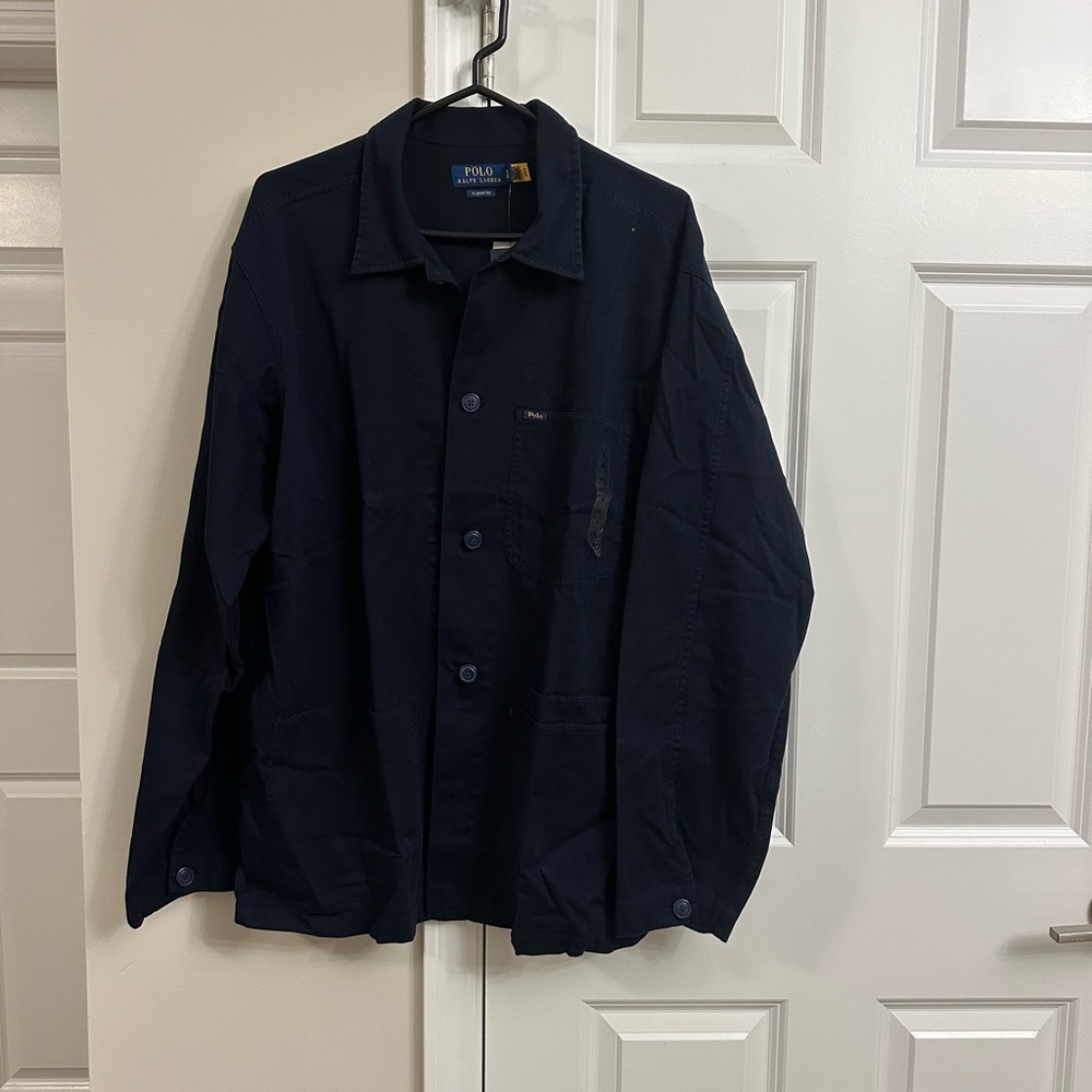 Polo by Ralph Lauren Men's Dark Blue Shirt Jacket